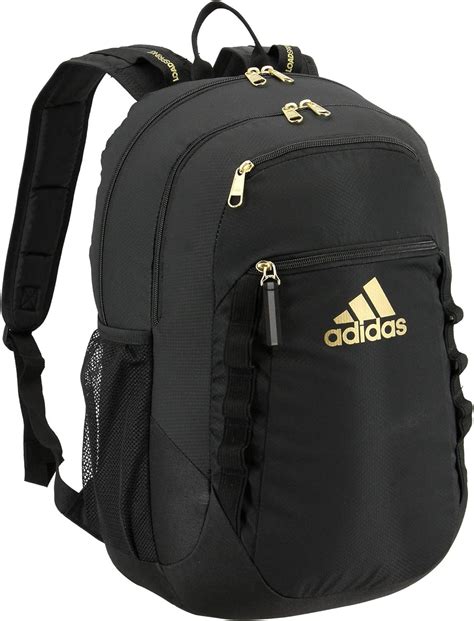 adidas ruck sack schwarz gold|Adidas backpack sale.